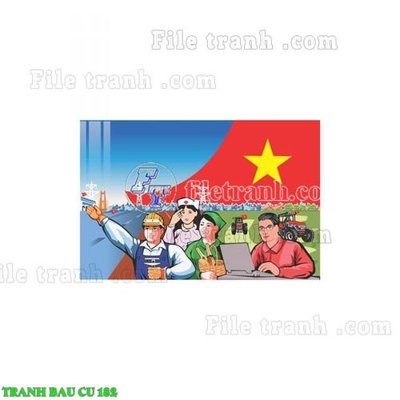 Tải file File thiết kế mẫu pano phông tranh bầu cử 182 (gốc) in trên mọi chất liệu