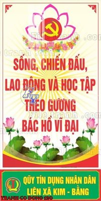 File PSD File thiết kế mẫu pano phông tranh cổ động 120 (bản gốc) dễ dàng edit