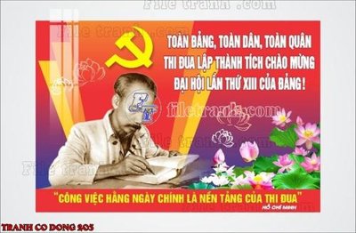 File ảnh File thiết kế mẫu pano phông tranh cổ động 203 (gốc) in Hiflex