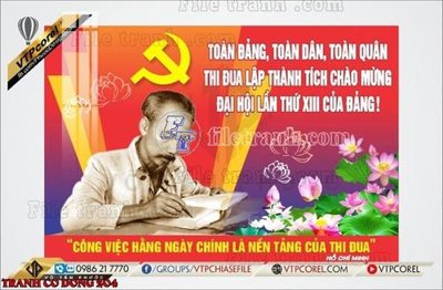 File gốc in ấn File thiết kế mẫu pano phông tranh cổ động 204 độ phân giải cao