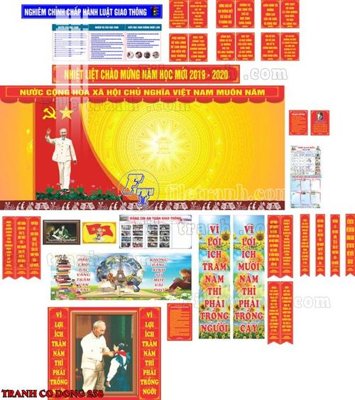 File gốc in ấn File thiết kế mẫu pano phông tranh cổ động 238 chuẩn màu CMYK