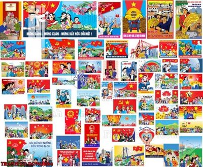 Hình ảnh file gốc in lụa File thiết kế mẫu pano phông tranh cổ động 284