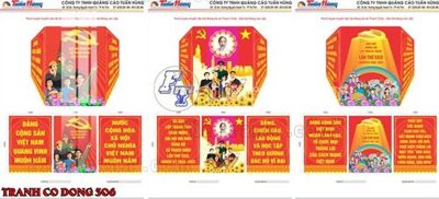 Download file ảnh gốc File thiết kế mẫu pano phông tranh cổ động 306 để in ấn