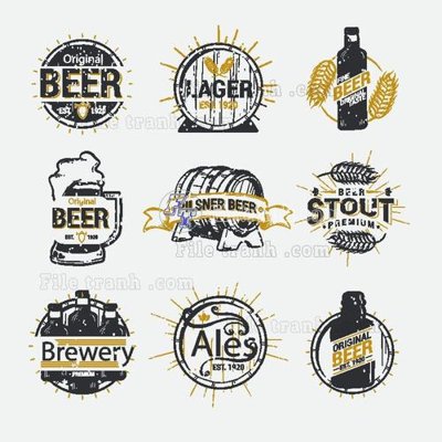 File tranh vector90 (bản gốc) treo quán cafe