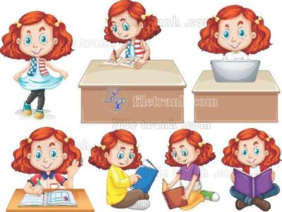 Tải file gốc vector tre em 104 (để in lụa)