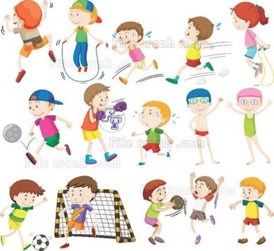 File gốc vector tre em 134 (chuẩn màu) cho in offset