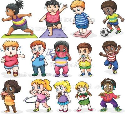 File gốc vector tre em 135 (ảnh chi tiết) để in ấn