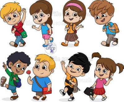 File tranh vector tre em 14 (bản gốc) in canvas