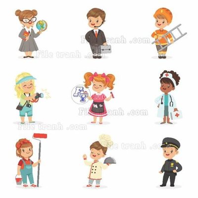 Tải file gốc vector tre em 81 (in bạt) quảng cáo