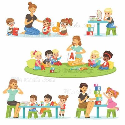 Download file vector tre em 82 (gốc) cho xưởng in