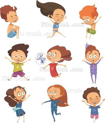 Tải file gốc vector tre em 92 (in khổ lớn) không mờ