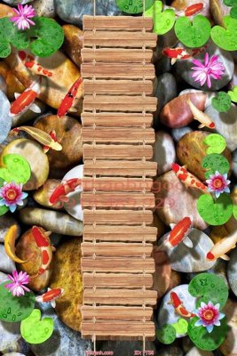 File tranh File in sàn nhà thảm gạch FTS6 (bản gốc) in lụa dán tường