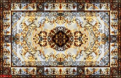 File tranh File sàn nhà thảm gạch SN602 (bản gốc) in lụa 5D