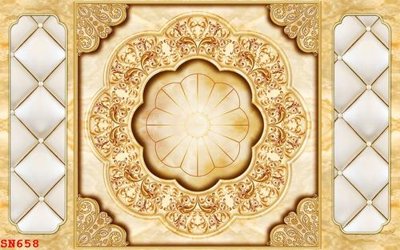 Download file gốc File sàn nhà thảm gạch SN658 (in lụa) hoa lá