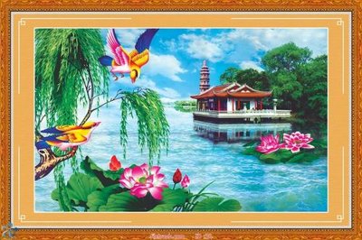 File PSD Tranh phong thủy 30 (chất lượng in ấn)