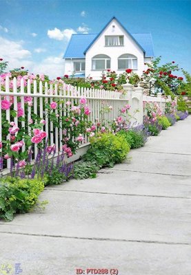 File tranh quảng cáo File phong thủy đứng thác nước PTD288 (file gốc) chuyên nghiệp