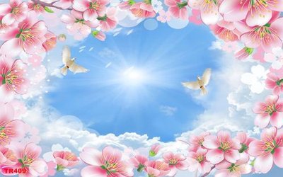 File tranh File psd trần 3d TR409 (gốc) chủ đề trừu tượng