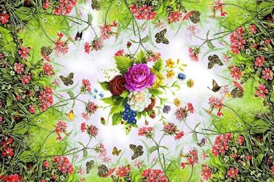 File gốc in mica File tranh trần mây 3d TR492 chất lượng