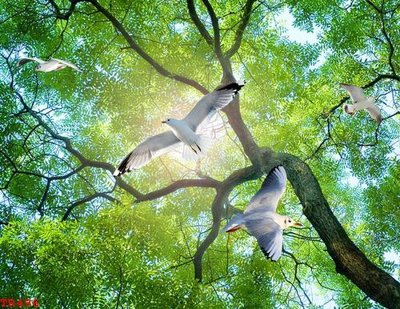 Tải về file gốc File tranh trần mây 3d TR496 (chuẩn in ấn)