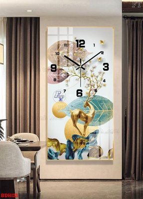 File tranh trang trí File tranh đồng hồ tráng gương BDH123 (tải file gốc)