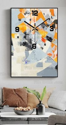 File in ấn cao cấp File tranh đồng hồ tráng gương BDH613 (file gốc)