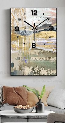 File gốc File tranh đồng hồ tráng gương BDH615 (Filetranh.com) File tranh đồng hồ tráng gương BDH615