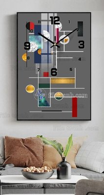 File tranh in mica File tranh đồng hồ tráng gương BDH623 (độ phân giải cao)