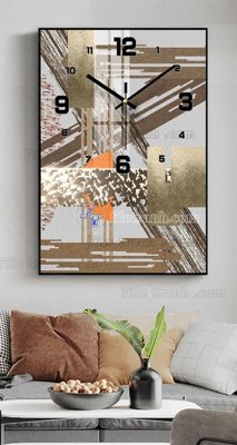 File in trần File tranh đồng hồ tráng gương BDH633 (bản gốc) đại dương