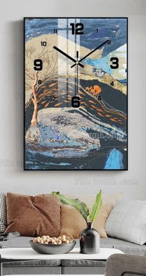 File gốc in mica File tranh đồng hồ tráng gương BDH641 chất lượng