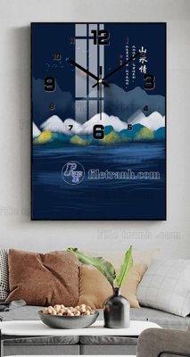 Tải file PSD File tranh đồng hồ tráng gương BDH694 (nguyên layer) để in