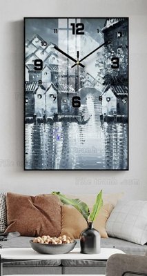 File tranh quảng cáo File tranh đồng hồ tráng gương BDH849 (download file gốc)