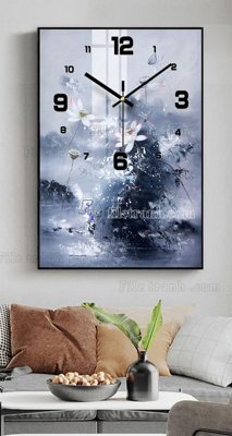 File ảnh File tranh đồng hồ tráng gương BDH859 (gốc) cho trang trí nội thất