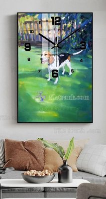 File gốc File tranh đồng hồ tráng gương BDH862 (in mica) cắt laser