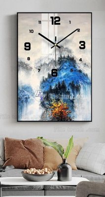 Tải file gốc in lụa File tranh đồng hồ tráng gương BDH866 siêu nét