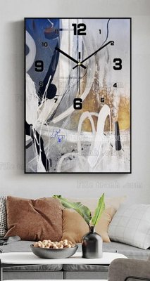 File gốc File tranh đồng hồ tráng gương BDH868 (PNG) chất lượng cao