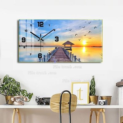 File tranh quảng cáo File tranh đồng hồ tráng gương BDH949 (download file gốc)