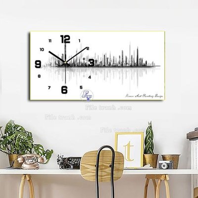 Tải file File tranh đồng hồ tráng gương BDH958 (gốc) làm file tranh quảng cáo