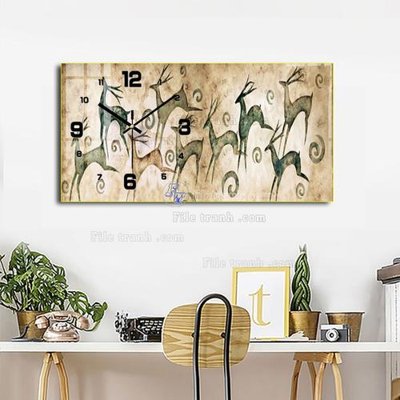 File gốc File tranh đồng hồ tráng gương BDH961 (PNG) nền trong suốt