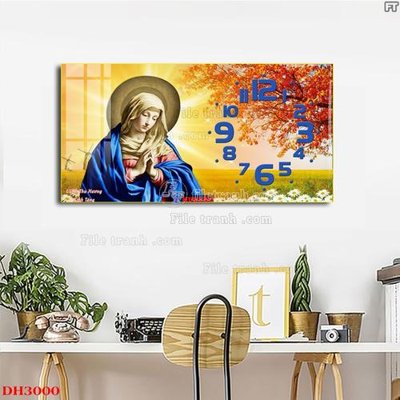 File PSD File tranh đồng hồ tráng gương DH3000 (nguyên gốc) chất lượng cao