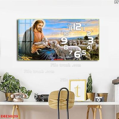 File gốc File tranh đồng hồ tráng gương DH3029 (cho in 3D) độc đáo