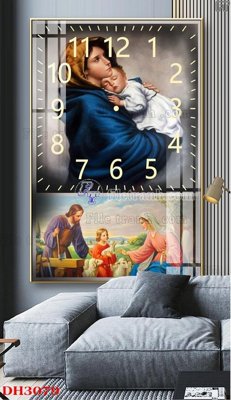 File gốc File tranh đồng hồ tráng gương DH3079 (cho in ấn) từ Filetranh.com