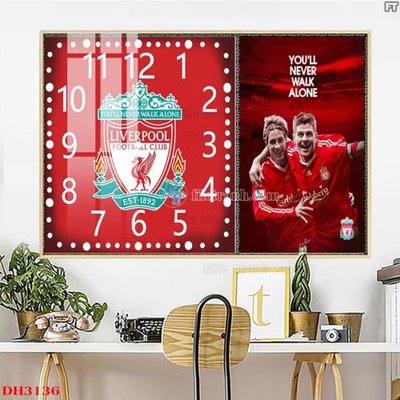 File tranh gốc PSD File tranh đồng hồ tráng gương DH3136 còn nguyên layer