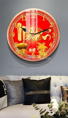 File tranh File tranh đồng hồ tráng gương DH316 (ảnh gốc) in trần xuyên sáng