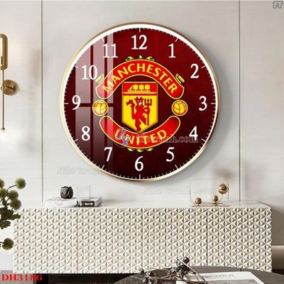 Hình ảnh file gốc in lụa File tranh đồng hồ tráng gương DH3186