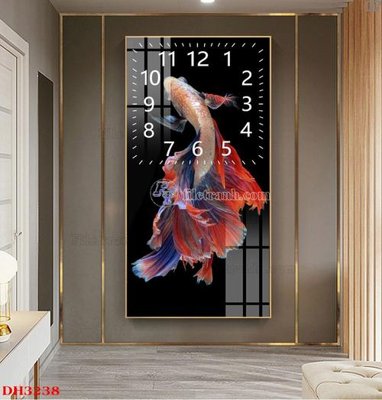 File PSD File tranh đồng hồ tráng gương DH3238 (nguyên bản) cho thiết kế