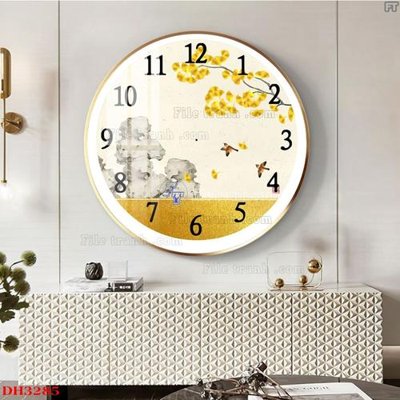 File gốc File tranh đồng hồ tráng gương DH3285 (dành cho quảng cáo)