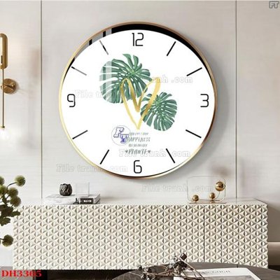 Tải file File tranh đồng hồ tráng gương DH3365 (ảnh gốc) 300dpi File tranh đồng hồ tráng gương DH3365