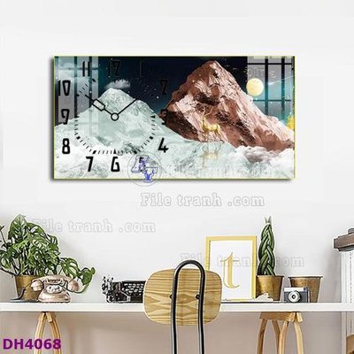 Tải file gốc File tranh đồng hồ tráng gương hươu nai hiện đại FDH4068 (in tráng gương) cao cấpFile gốc File tranh đồng hồ tráng gương hươu nai hiện đại FDH4068 (in ấn) phiên bản độc quyền