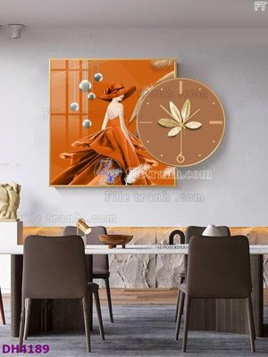 Tải về file gốc File tranh đồng hồ tráng gương kiểu mới DH4189 (chuẩn in ấn)