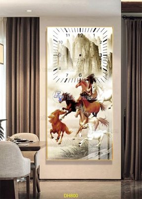 File gốc File tranh đồng hồ tráng gương DH800 (PSD/TIFF) độ phân giải cao